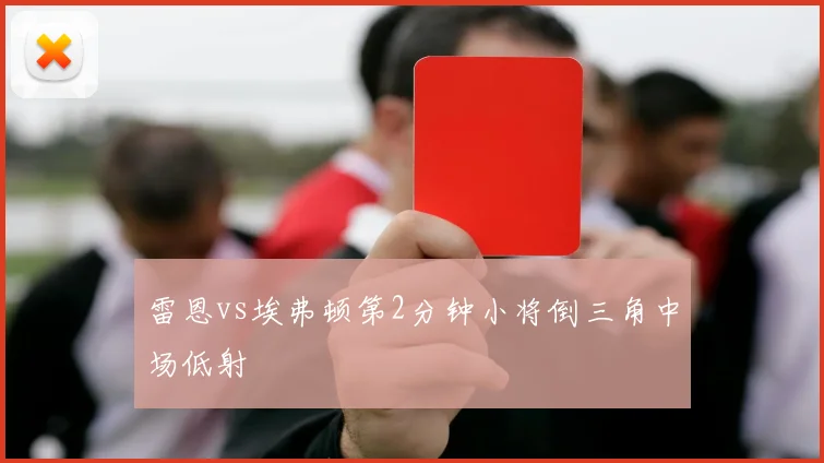 雷恩vs埃弗顿第2分钟小将倒三角中场低射